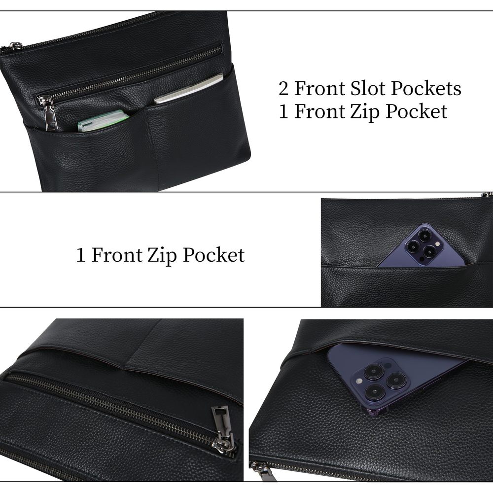 Crossbody Bags For Trendy Closure Multi Pockets Strap Bag Satchel Handbags - Picture 4 of 9